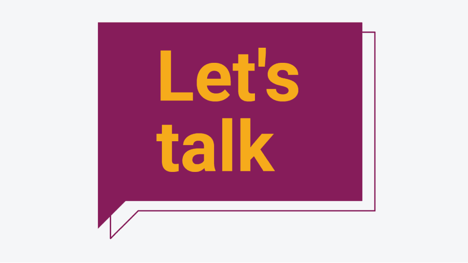 Let's talk